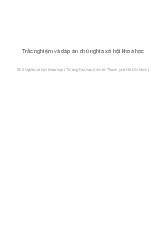 Đề cương môn Chủ nghĩa xã hội khoa học  - trường đại học kinh tế thành phố Hồ chí minh.