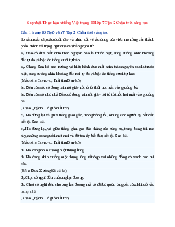 Soạn bài Thực hành tiếng Việt trang 83 | Ngữ Văn 7 Chân Trời Sáng Tạo tập 2