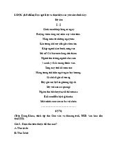 Bài kiểm tra môn Ngữ Văn lớp 12