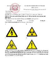 Đề minh họa kì thi tốt nghiệp THPT 2025 môn Vật lí Bộ Giáo Dục giải chi tiết