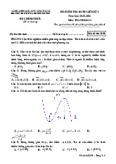 Đề thi giữa kì 1 Toán 12 năm 2025 – 2026 trường THPT Lê Hồng Phong 1 – Đắk Lắk