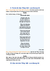 Soạn bài Tiếng Việt (Lưu Quang Vũ) | SGK Ngữ Văn 9 Kết nối tri thức (Tập 2)