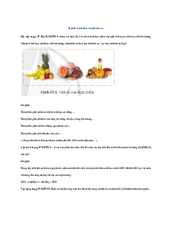 Giải Khoa học tự nhiên 9 Cánh diều Bài 19: Giới thiệu về chất hữu cơ