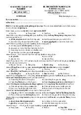 Đề thi thử tốt nghiệp THPT 2025 môn Lịch sử lần 1 Sở GD&ĐT Nam Định