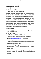 Điều lệ án Cookie Healthy - Quản trị kinh doanh | Trường Đại Học Công Đoàn