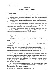 Bài tập chương 2 Kế toán tài chính | Đại học Kinh tế kỹ thuật công nghiệp