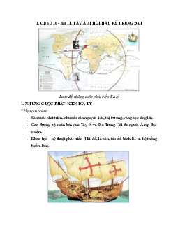 Lịch sử 10 bài 11: Tây Âu thời hậu kì trung đại
