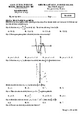 Đề giữa kỳ 1 Toán 12 năm 2024 – 2025 trường THPT Đặng Huy Trứ – TT Huế