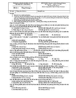 Đề thi cuối kỳ môn Phân tích và thiết kế hướng đối tượng