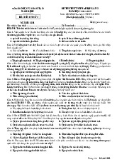 Đề thi thử tốt nghiệp THPT 2025 môn Giáo dục Kinh tế và Pháp luật lần 2 Sở GD&ĐT Nam Định