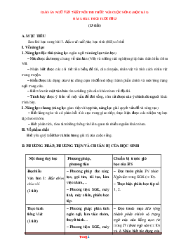 Giáo án Ngữ Văn 7