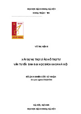 Đồ án tốt nghiệp Xây dựng trợ lý ảo tư vấn tuyển sinh môn Đồ án tốt nghiệp | Trường Đại học Bách Khoa Hà Nội