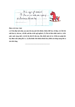 Giải SGK môn Tiếng việt 2 - Bài 25: Viết về đồ chơi hình một loài vật (3) Cánh Diều