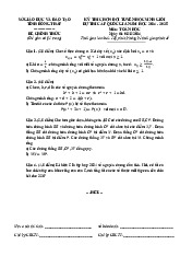 Đề chọn đội tuyển thi HSG QG môn Toán THPT năm 2024 – 2025 sở GD&ĐT Đồng Tháp