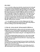 Bài tiểu luận môn vĩ mô | Trường Đại học Luật, Đại học Huế