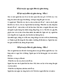 Văn mẫu lớp 7: Kể lại truyện ngụ ngôn Đẽo cày giữa đường (5 mẫu) | Kết nối tri thức