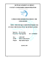 Giới trong kinh tế và quản trị NCKH