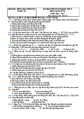 Đề thi thử tốt nghiệp 2025 Lịch sử THPT Hàm Rồng giải chi tiết