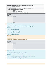 Trắc nghiệm Chương 5 - Môn Thị trường và các định chế tài chính - Đại Học Kinh Tế - Đại học Đà Nẵng