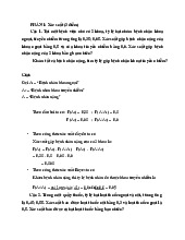Đề cương ôn tập xác suất thống kê y học | Đại học Thái Nguyên