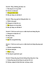 Bài tập Trắc nghiệm Môn Kinh tế vĩ mô | Đại học Công Đoàn