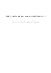 P5-KTL - Kiến thức tổng quát về kinh tế lượng part 5