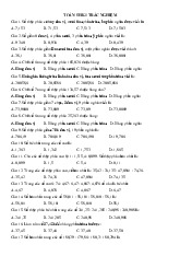 Bài tập trắc nghiệm ôn luyện Toán lớp 5 HKI - Chân trời sáng tạo
