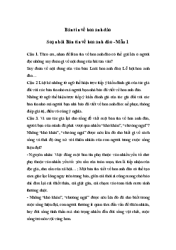 Soạn bài Bản tin về hoa anh đào - Kết nối tri thức Văn 7