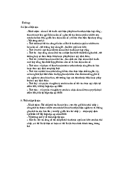 Đề cương ôn tập môn luật kinh tế | Học viện Ngân hàng