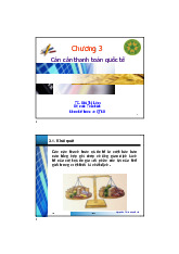 Chuong 3. Can can thanh toan Môn Tài chính quốc tế | Trường Học Viện nông nghiệp Việt Nam