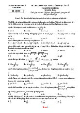 Đề Thi Chọn HSG Toán 9 Xã Tam Nông 2025-2026 Có Đáp Án