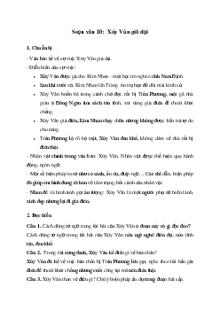 Soạn bài Xúy Vân giả dại - Cánh diều 10