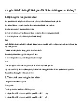 Hai góc đối đỉnh là gì? Hai góc đối đỉnh có bằng nhau không? | Toán 7