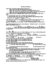 Đề ôn cuối kì 1 2025 môn Vật lý