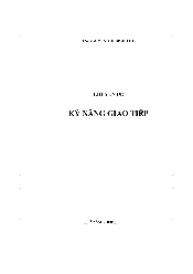 Giáo trình Kỹ năng giao tiếp | Trường đại học Bách Khoa Hà Nội