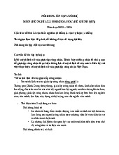 Đề cương ôn tập cuối kỳ 2023-2024 môn Chủ nghĩa xã hội khoa học | Học viện Ngân hàng