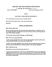 Luật ban hành văn bản quy phạm pháp luật: Quy định và Thẩm quyền | Xây dựng văn bản pháp luật - Học viện Hành chính Quốc gia