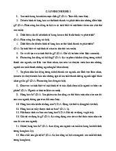 Câu hỏi ôn tập chương 2 Môn Kinh tế chính trị Mac-Lenin | Đại học Kinh tế và Quản trị kinh doanh, Đại học Thái Nguyên