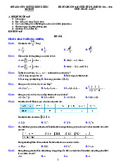 Đề cương cuối kỳ 1 Toán 11 năm 2024 – 2025 trường THPT Nguyễn Bỉnh Khiêm – Gia Lai