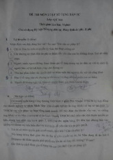 Đề thi cuối kỳ học phần Luật tố tụng dân sự năm 2024 - 2025 | Đại học Luật Thành phố Hồ Chí Minh