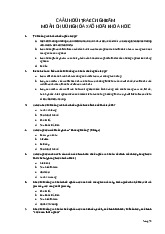 Câu hỏi trắc nghiệm ôn tập môn Chủ nghĩa xã hội và khoa học | Học viện Nông nghiệp Việt Nam