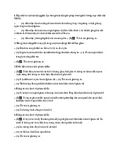 Trắc nghiệm Tâm Lý Học Tư Pháp có đáp án