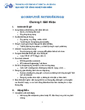 Lý thuyết chương về Mạng máy tính | Trường Đại học Công nghệ Thông tin, Đại học Quốc gia Thành phố Hồ Chí Minh