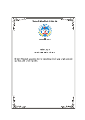 Phân tích quan niệm duy vật biện chứng về mối quan hệ giữa vật chất và ý thức - Triết học Mác Lenin| Đại học Kinh Tế Quốc Dân