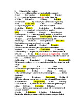 Tổng hợp test tiếng anh cơ bản 2 | Học viện tài chính