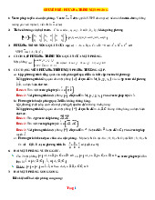 Chuyên Đề Phương Trình Mặt Phẳng Ôn Thi Tốt Nghiệp Giải Chi Tiết