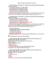 Đề cương môn Kinh tế vi mô | Trường Đại học Kinh Tế Quốc Dân