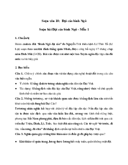 Soạn bài Đại cáo bình Ngô - Cánh diều 10