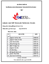 Giao tiếp trong môi trường đa văn hóa | Giao tiếp kinh doanh | Trường Đại học Công nghiệp TP.HCM
