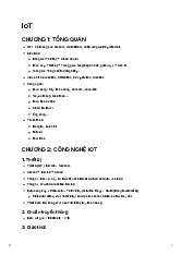 Tóm tắt lý thuyết môn IoT và ứng dụng | Học viện Công Nghệ Bưu Chính Viễn Thông